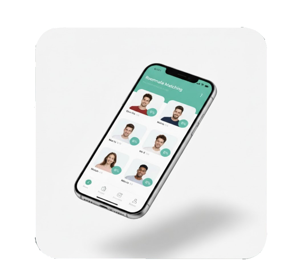 Rumer app mostrando perfiles de roomies